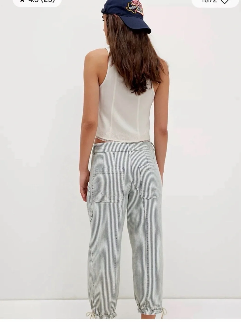 We the Free/Free People Smooth Sailing Cropped Jeans. - Picture 3 of 4